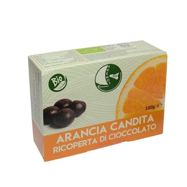 Arancia Candita Ricoperta di Cioccolato Bio