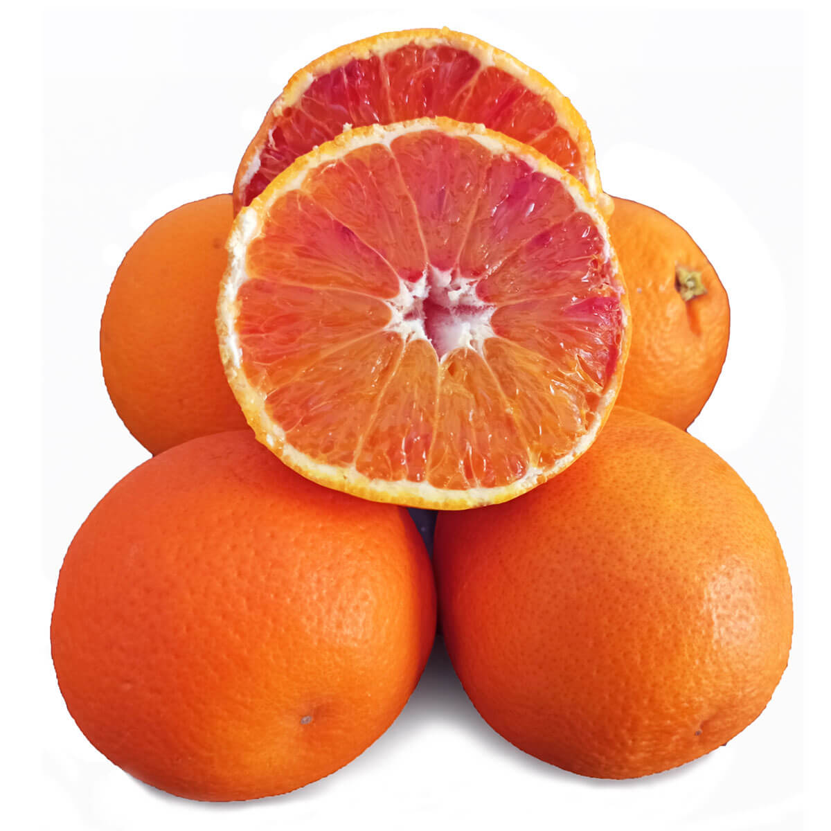 Organic tarocco blood oranges